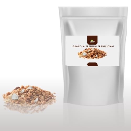 Granola Premium Tradicional Oner 1Kg Sem Glúten Baixo em Açúcares Rica em Fibras e Ingredientes Naturais Perfeita para um Café da Manhã Saudável Crocante e Nutritiva para Dietas Equilibradas