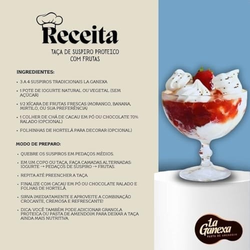 Suspiro Proteico sabor Tradicional 30g - La Ganexa