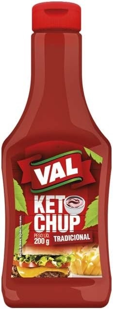 Val Alimentos Ketchup Tradicional Bisnaga 200G