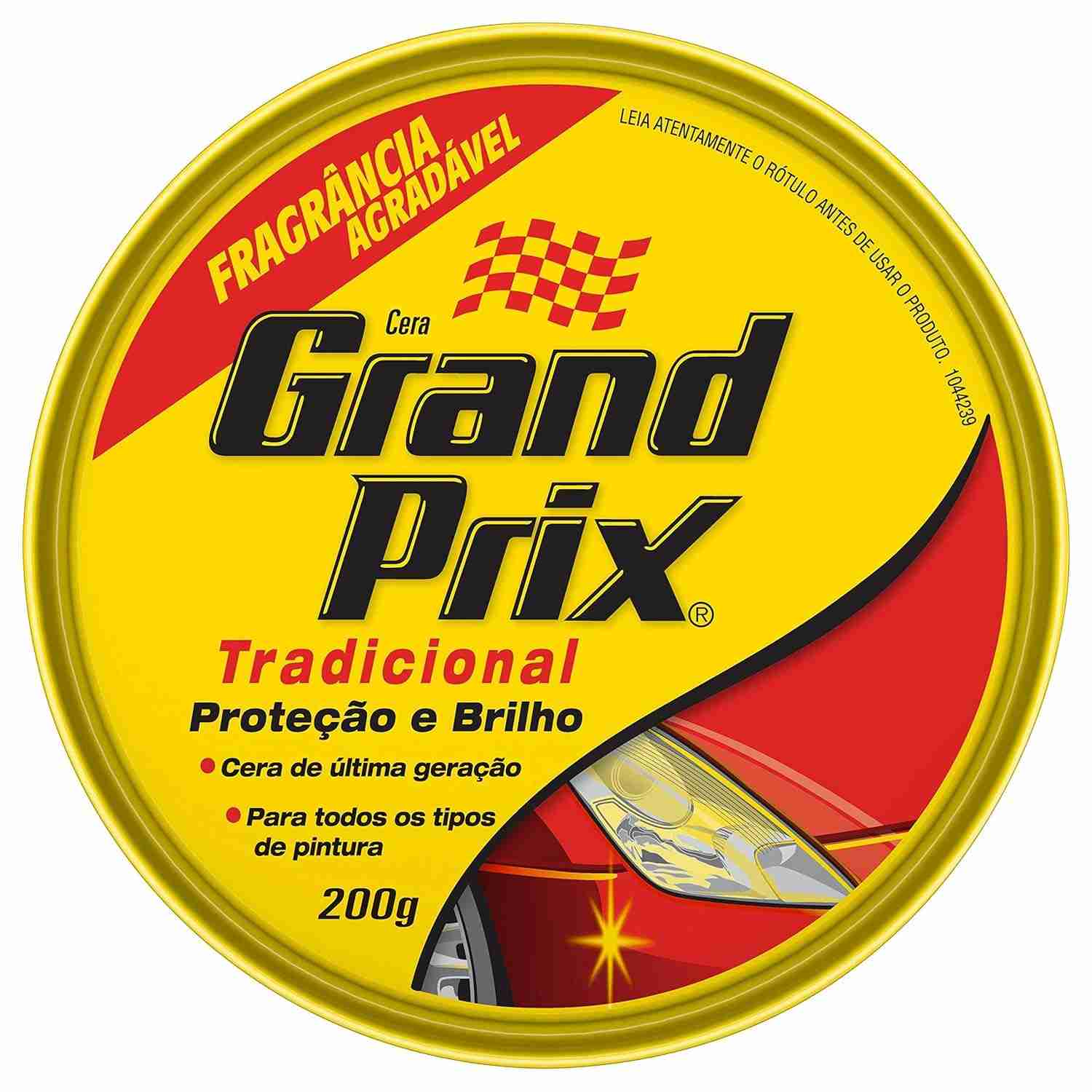 Cera Grand Prix Tradicional: Brilho Intenso e Proteção Duradoura para Seu Veículo