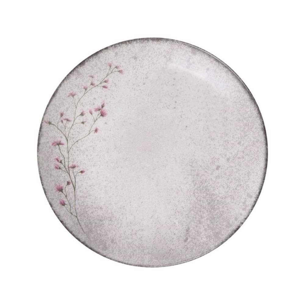 Prato Fundo Tramontina Floralis em Porcelana Decorada 21 cm - Estilo e Durabilidade na Mesa