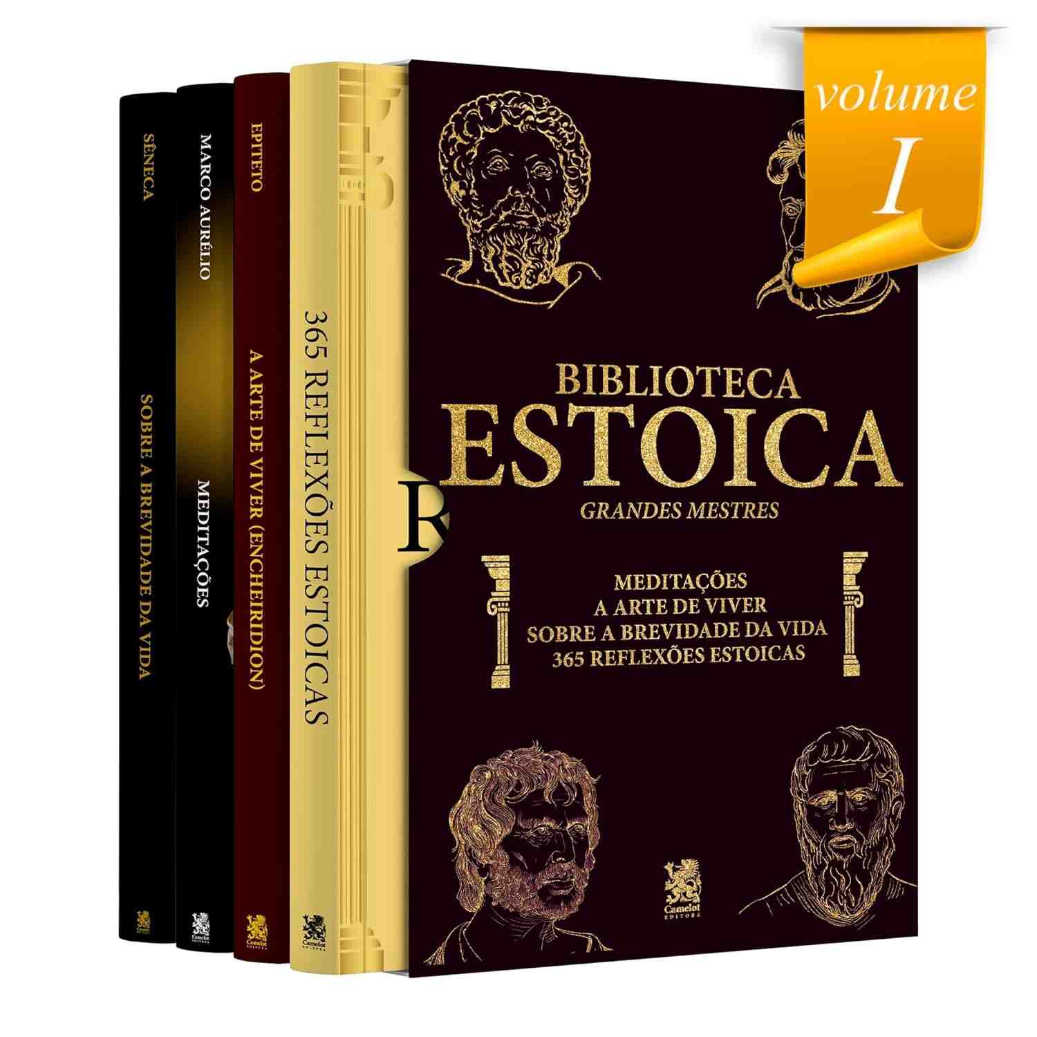 Box Biblioteca Estoica: Grandes Mestres - 4 Livros Essenciais para Transformar Sua Vida