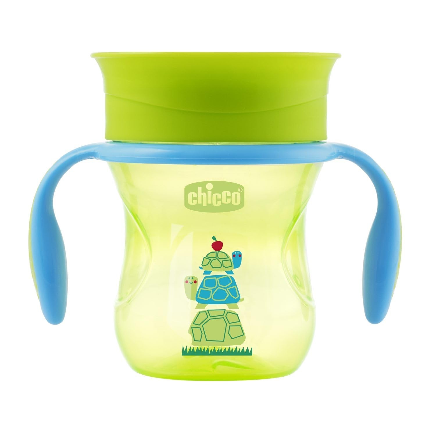 Copo 360 Perfect Cup 12m+ Verde Chicco - Transição Natural para Bebês