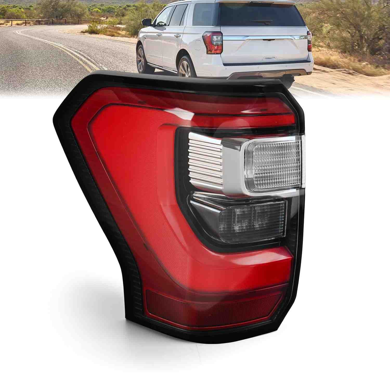 Lanterna Traseira LED Ford Expedition 2018-2021 (Esquerda) - Segurança e Estilo