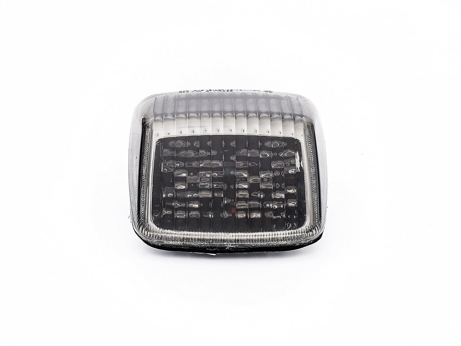 Lanterna Traseira LED Fumê com Setas Integradas para Harley Davidson Deuce - Upgrade Visual e Segurança