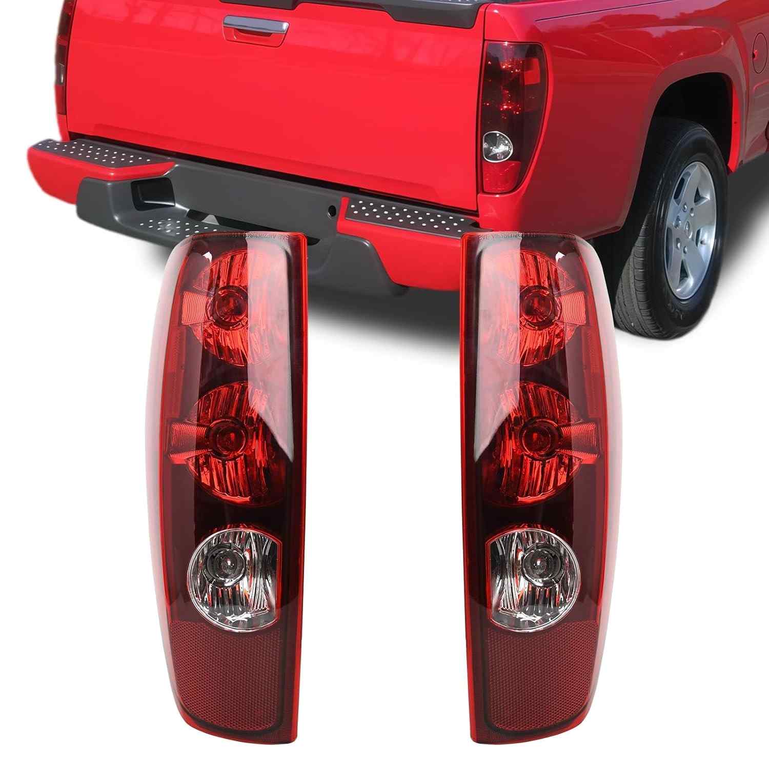 Conjunto de Luz Traseira para Chevy Colorado 2004-2012: Segurança e Estilo com Lâmpadas e Chicote Inclusos