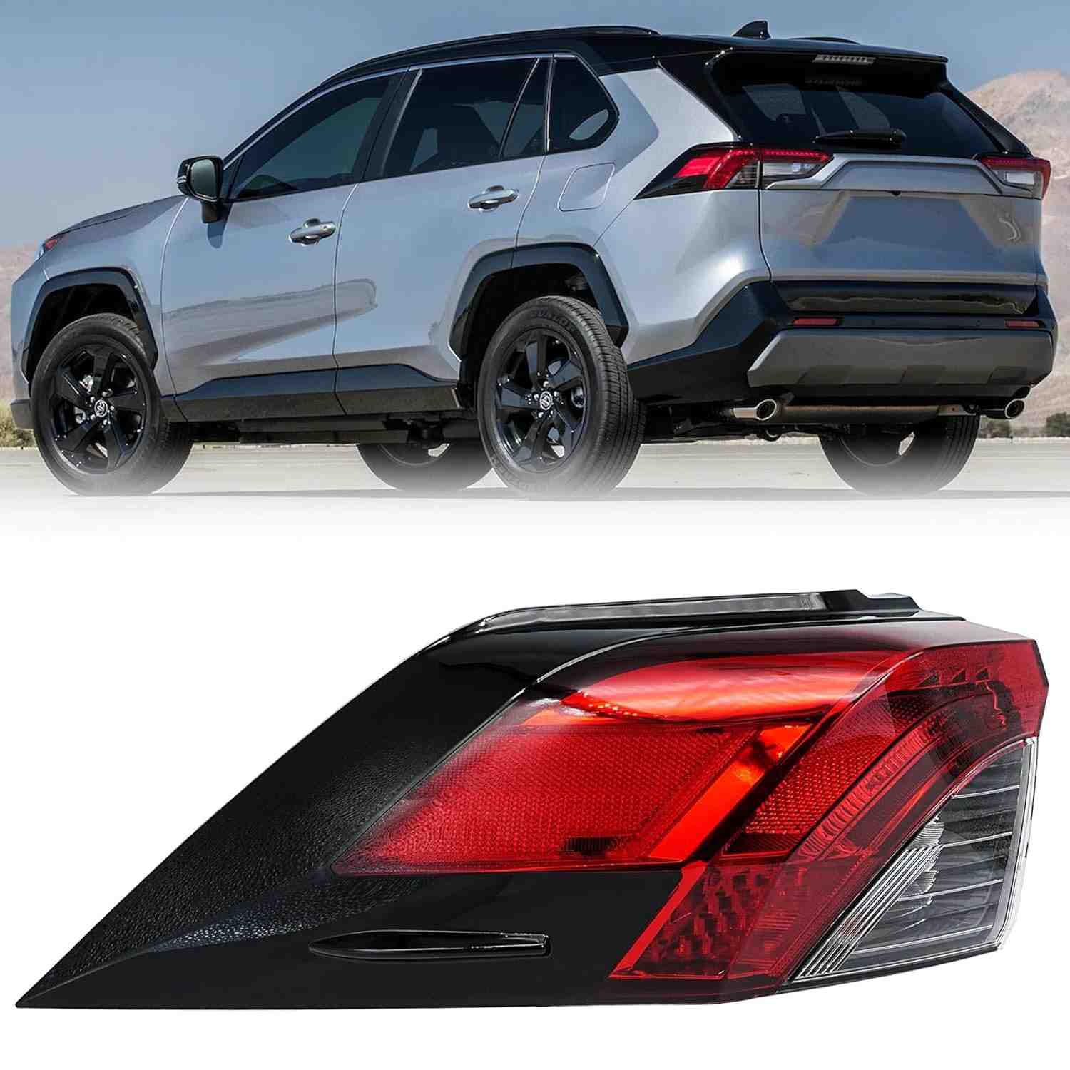 Luz Traseira LED Esquerda Toyota RAV4 2019-2024 - Segurança e Estilo para o Lado do Motorista