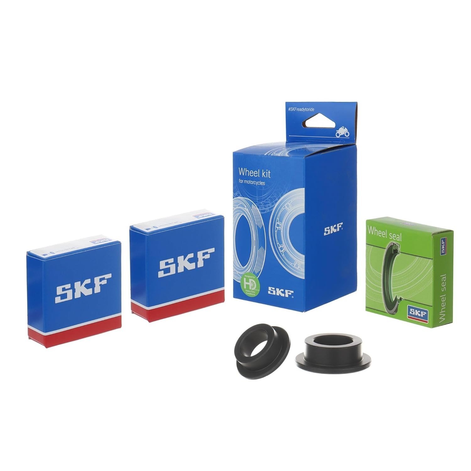 Kit Vedação Roda Traseira SKF para Honda CR85R (03-07) com Rolamentos e Espaçadores