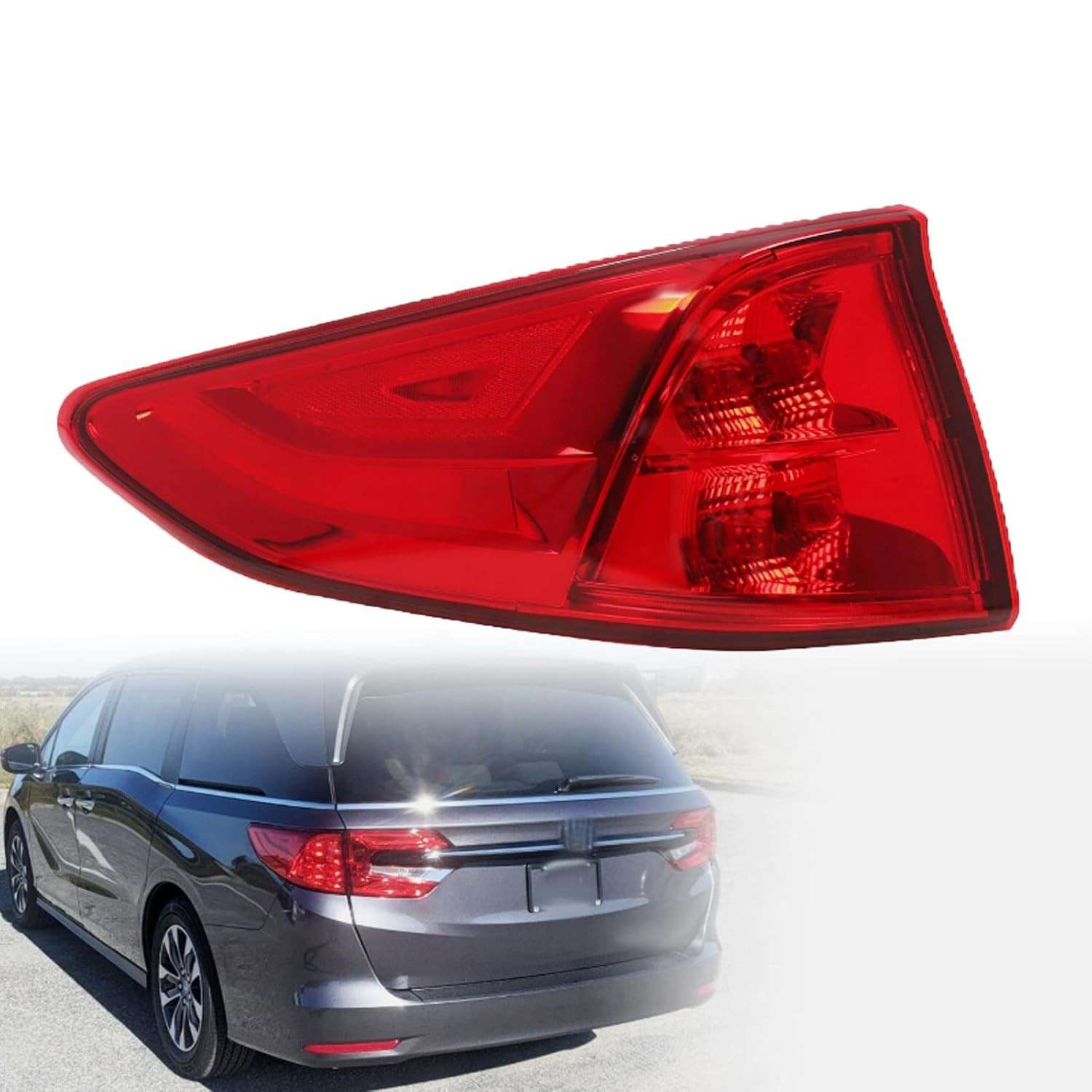 Luzes Traseiras Honda Odyssey 2018-2024: Freio e Seta com Lâmpadas e Chicote