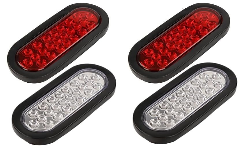 Luzes Traseiras LED NEW SUN 15cm: Segurança e Estilo para seu Caminhão e Trailer