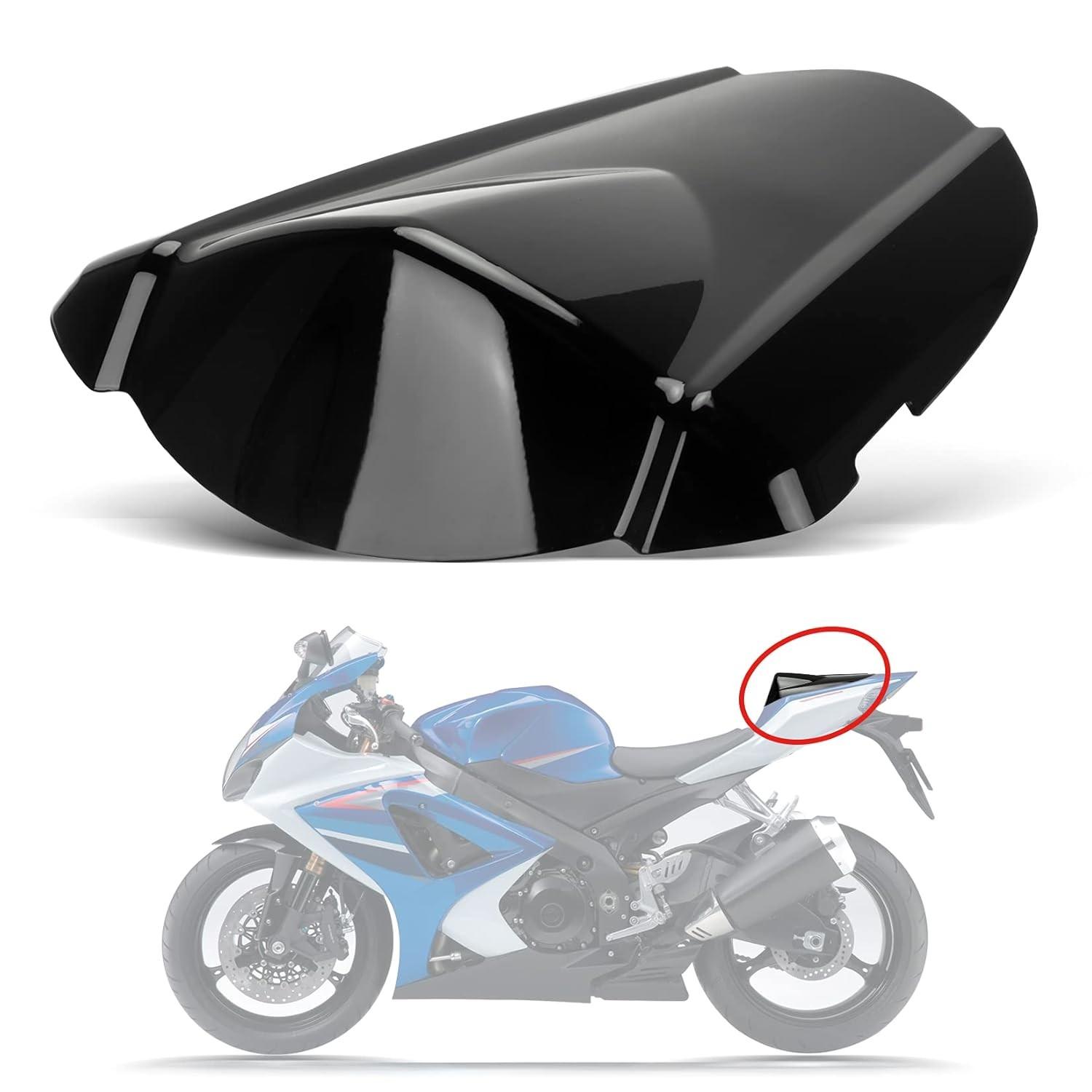 Capa de Carenagem Banco Traseiro Suzuki GSXR1000 K7 2007-2008 Preto - Estilo Personalizado