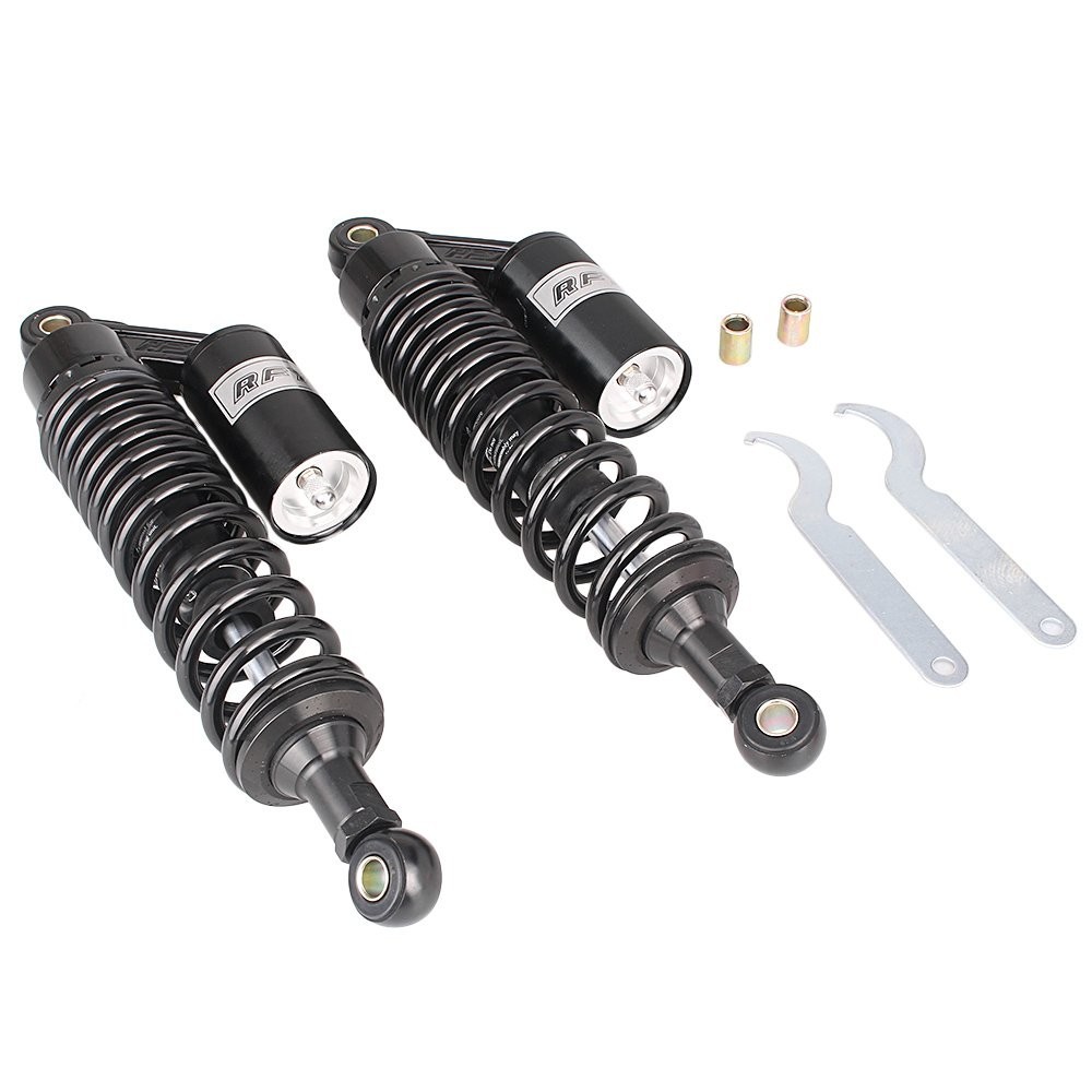 Amortecedores Traseiros Universais 340mm para Moto - Conforto e Performance