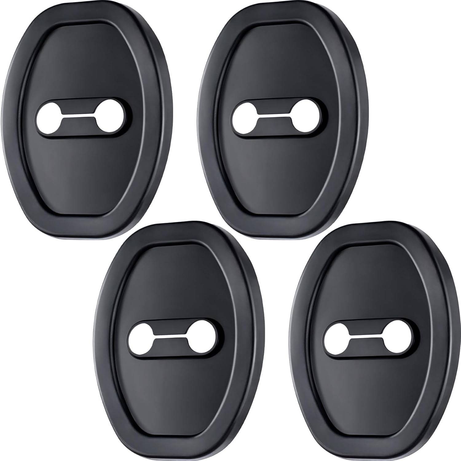 Kit 4 Capas Protetoras de Trava de Porta de Carro em Silicone - Proteção e Silêncio