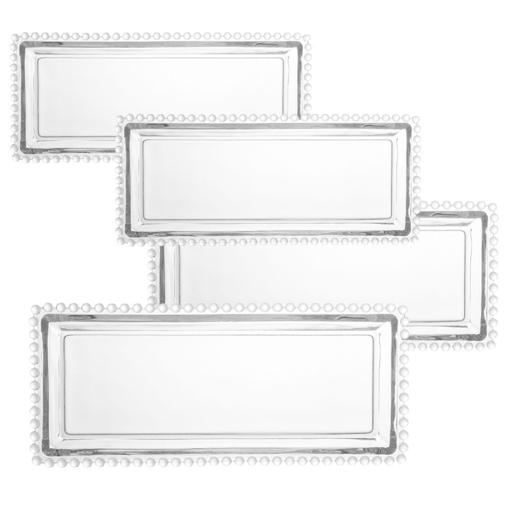 Travessa de Cristal Wolff Pearl: Elegância à Mesa
