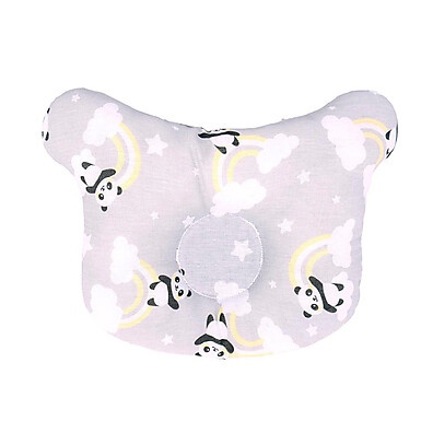 Travesseiro Anatômico para Bebê com Estampa Panda - Conforto e Segurança