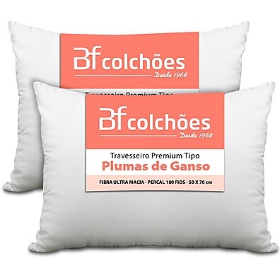 Travesseiro Pluma de Ganso: Conforto Premium