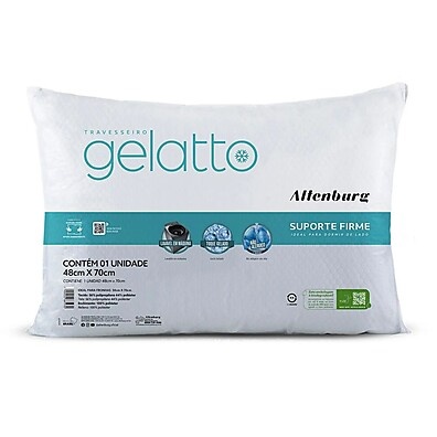 Travesseiro Refrescante Gelatto Altenburg: Sono Firme e Gelado ❄️