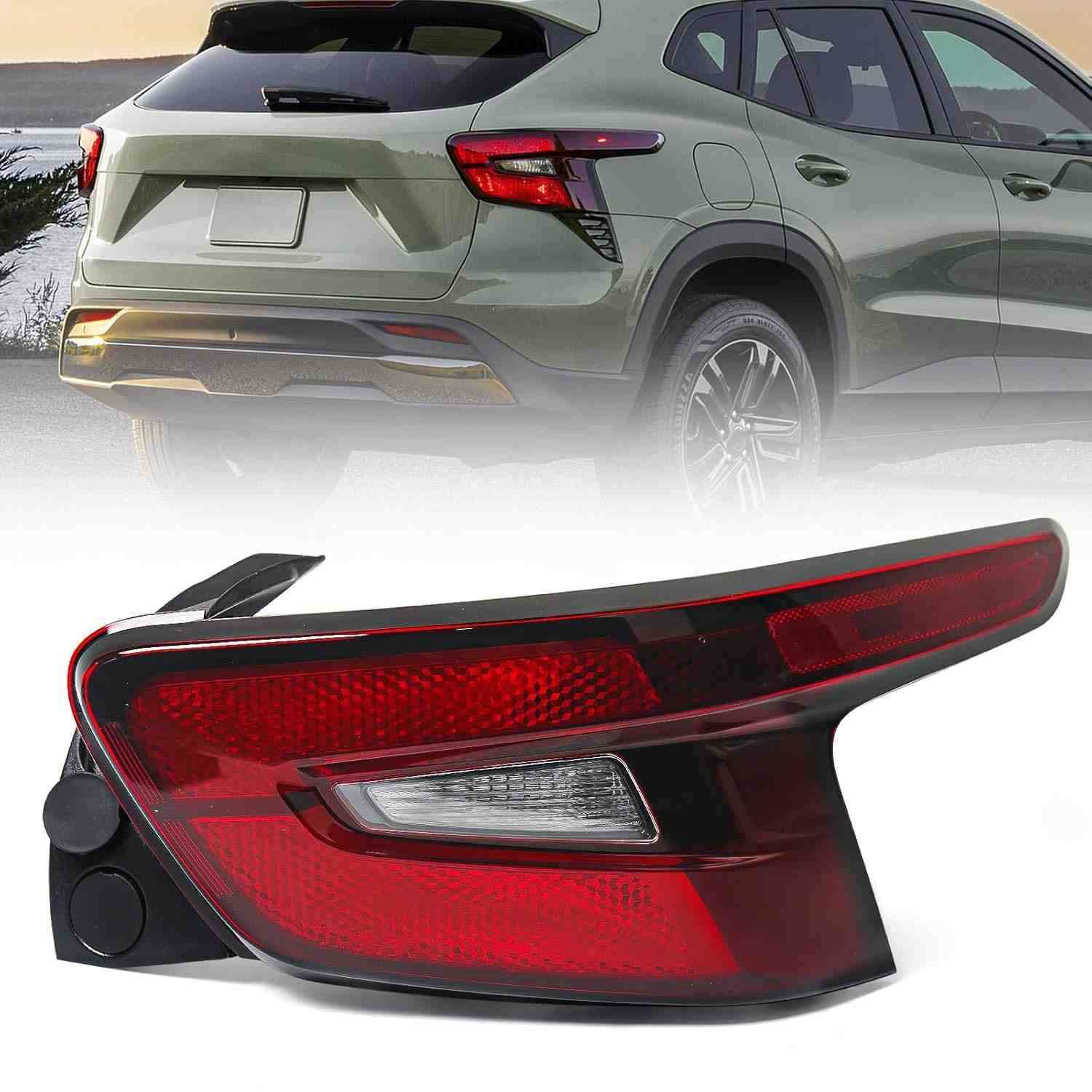 Lanterna Traseira LED VLINCAR para Chevy Trax 2024 2025 - Lado Passageiro (Direito)