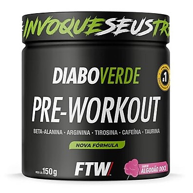 Diabo Verde FTW: Pré-Treino Explosivo com Cafeína e Beta-Alanina