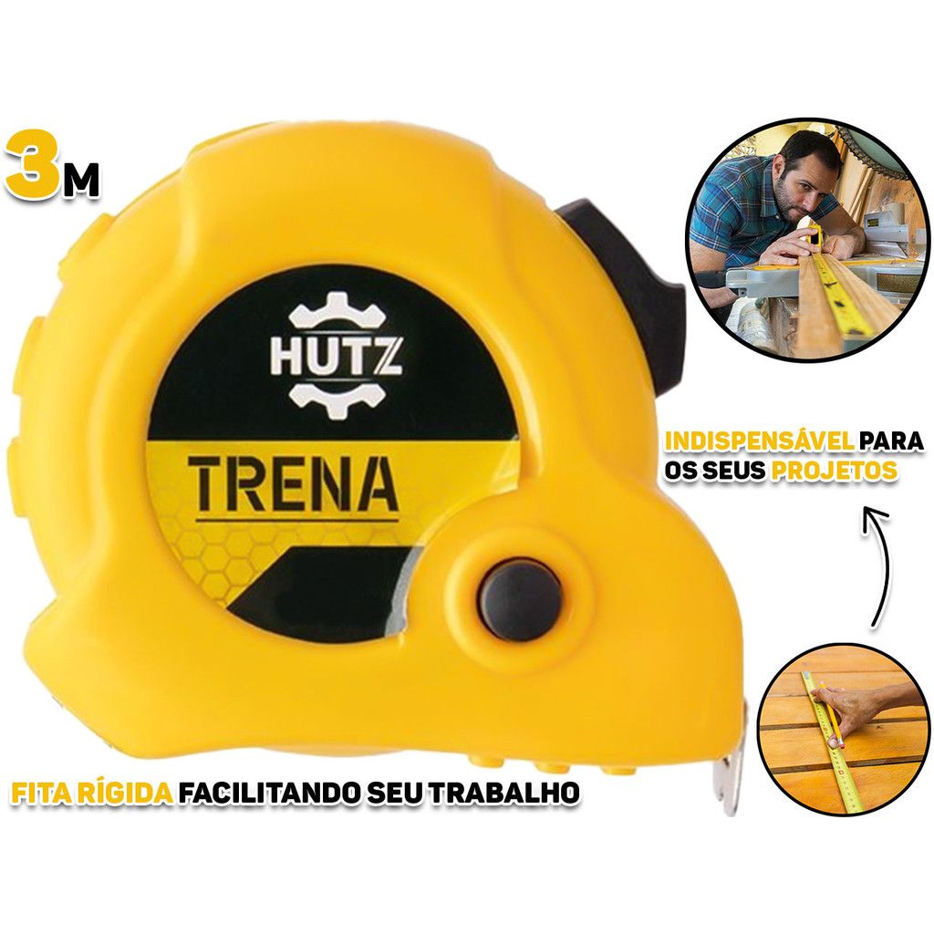 Trena de Bolso 3m: Precisão Profissional!