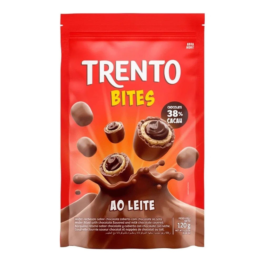 Trento Bites Ao Leite: A Explosão de Sabor em Cada Mordida!
