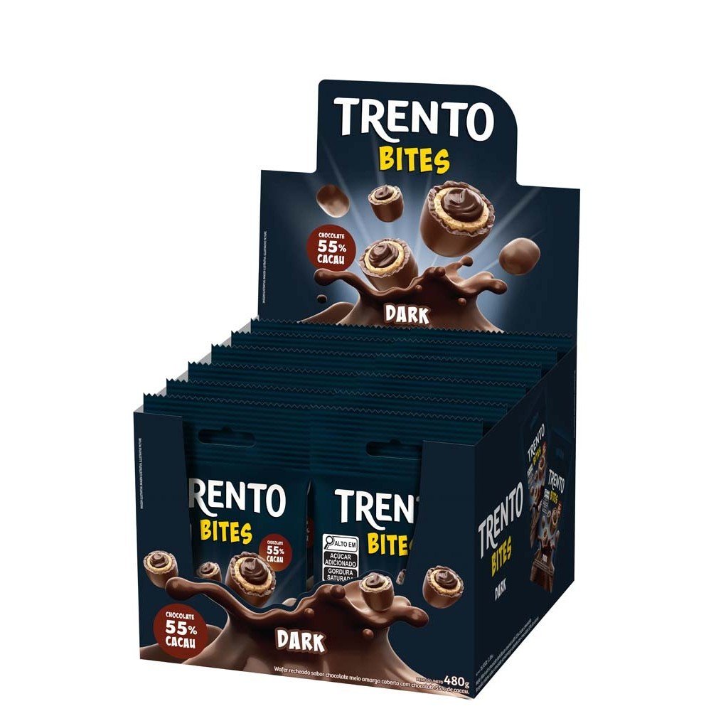 Trento Bites Dark: O Sabor Intenso do Chocolate!