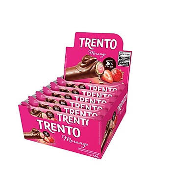 Trento Morango: 16 Unidades de Pura Delícia!