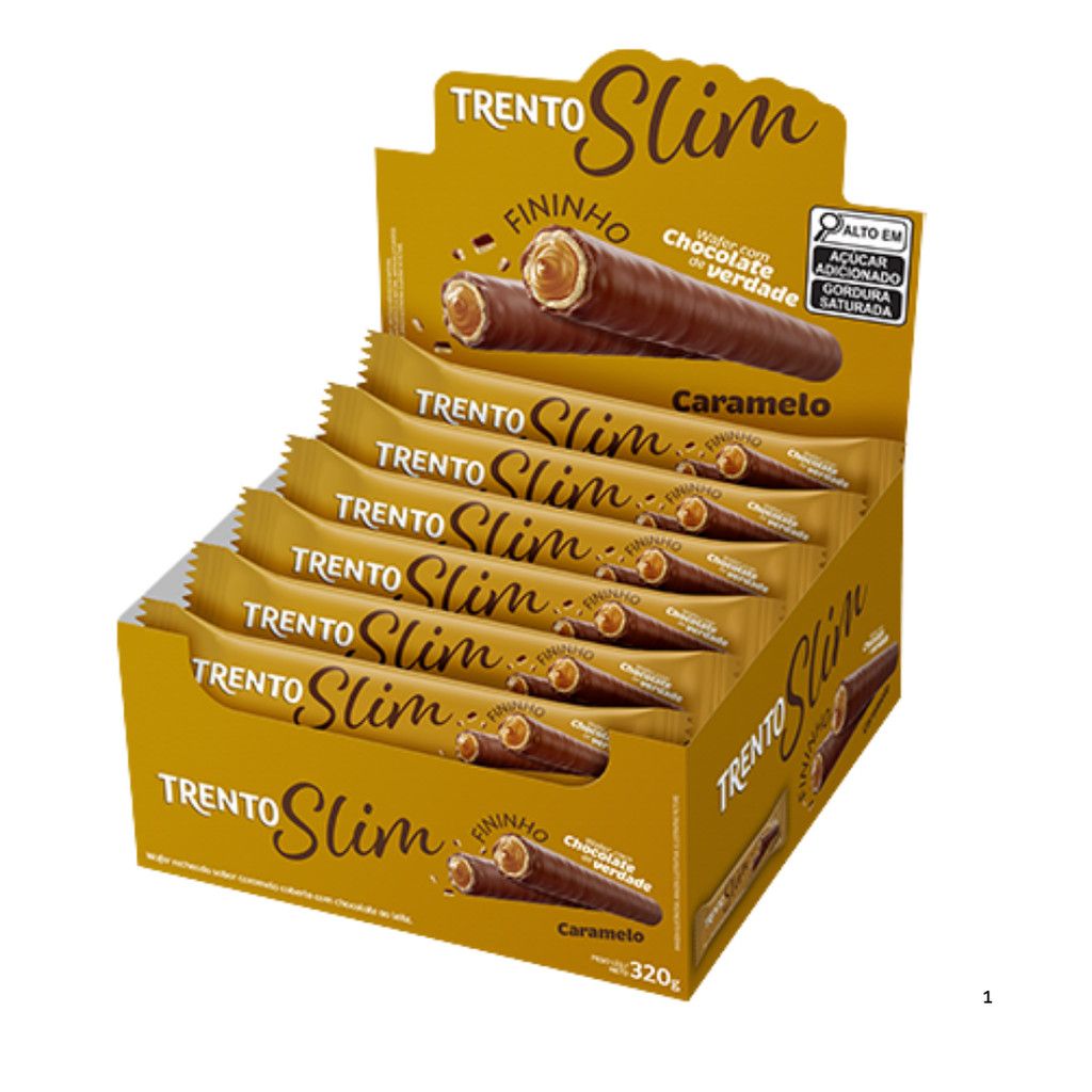 Trento Slim Caramelo: 16 Unidades de Puro Prazer!