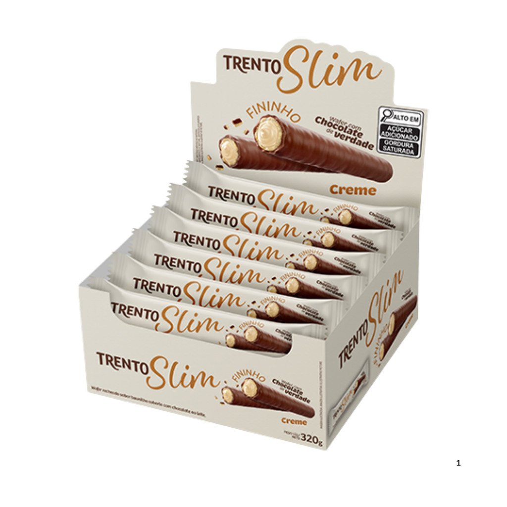Trento Slim Creme: 16 Unidades de Sabor Irresistível!