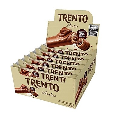 Trento Wafer Avelã: 16 Unidades de Puro Prazer!