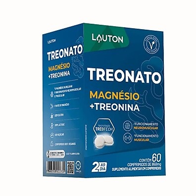 Treonato Magnésio + Treonina – Saúde Muscular e Neurológica
