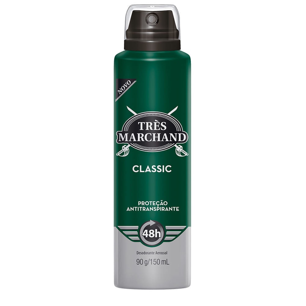 Très Marchand Classic: 48h de Proteção e Perfume!