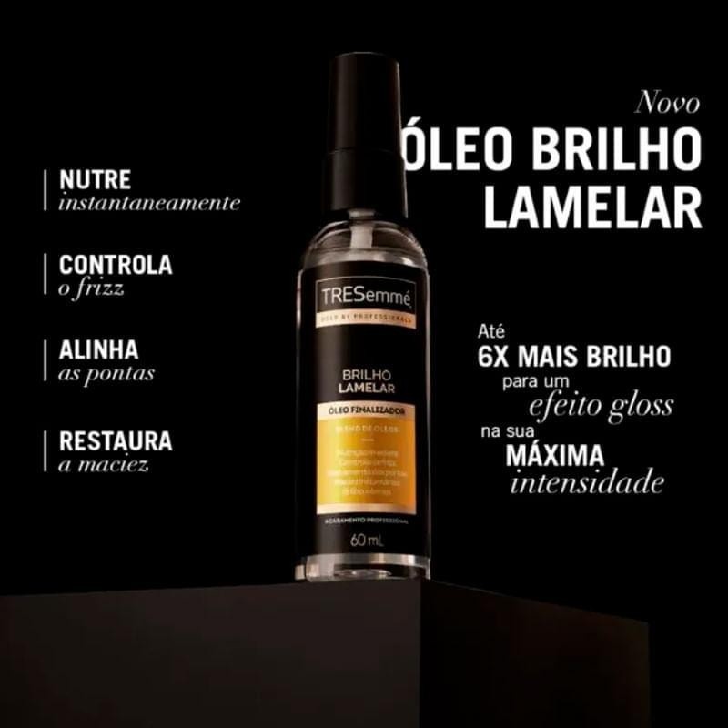 Tresemmé Brilho Lamelar: Óleo Capilar 7x Mais Brilho