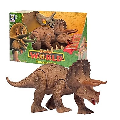 Triceratops Dino World Kids que Faz Sons – Diversão Jurássica!