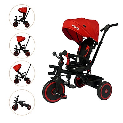 Triciclo Waygo Maxi Toys: 2 em 1 para Bebês +2 Anos