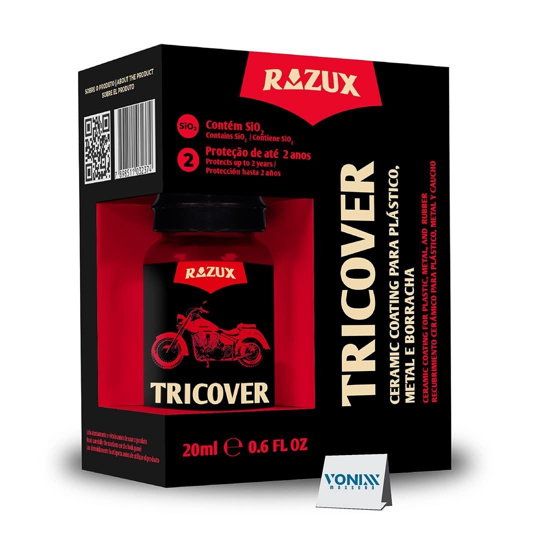 Tricover 20ml: Renovação e Proteção Nanométrica para sua Moto