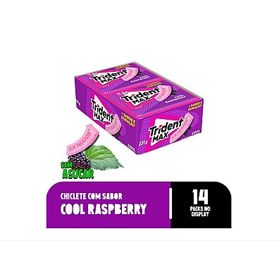 Trident Max Raspberry: Sabor Intenso e Duradouro!