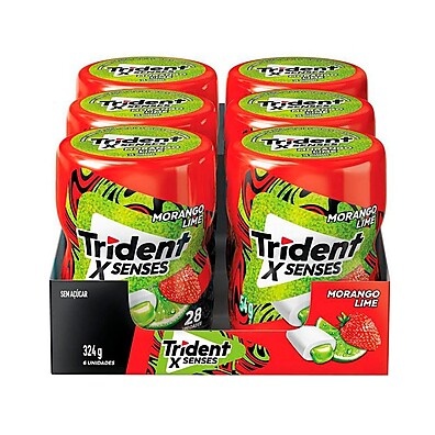 Trident XSenses Morango Lime: Sabor Explosivo!