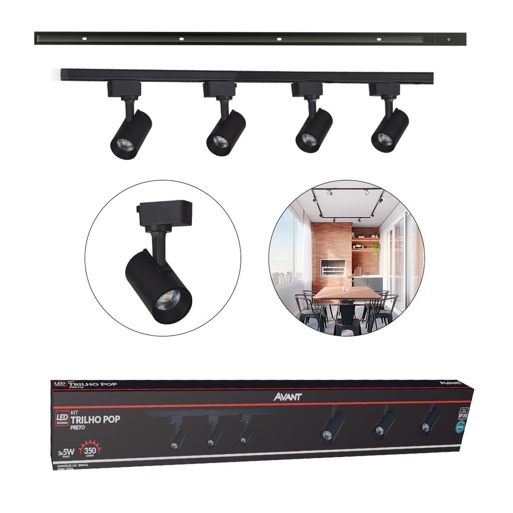 Trilho Eletrificado LED: Ilumine com Estilo!