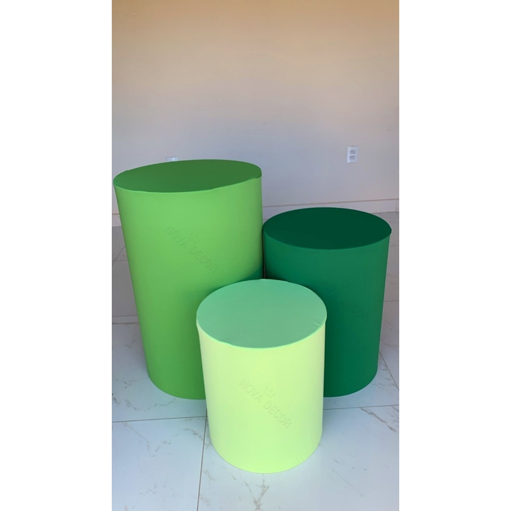 Trio Capas Cilindro Veste Fácil: Verde Incrível!