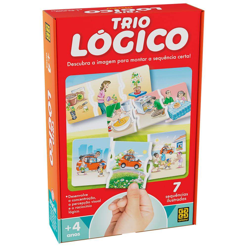 Trio Lógico: Desenvolva o Raciocínio do Seu Filho!