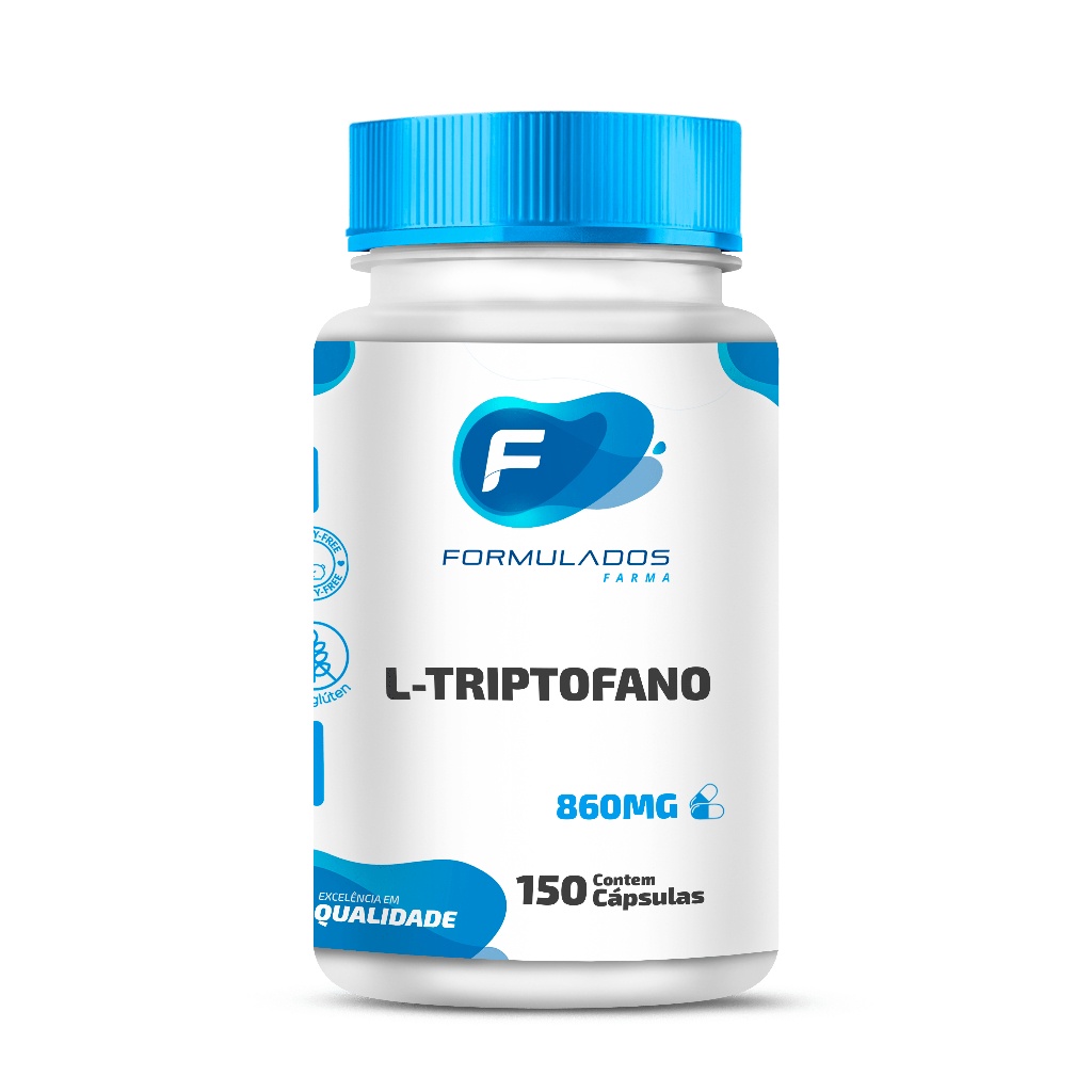 Triptofano 150 Cápsulas 860mg: Suplemento Natural para Sono Profundo