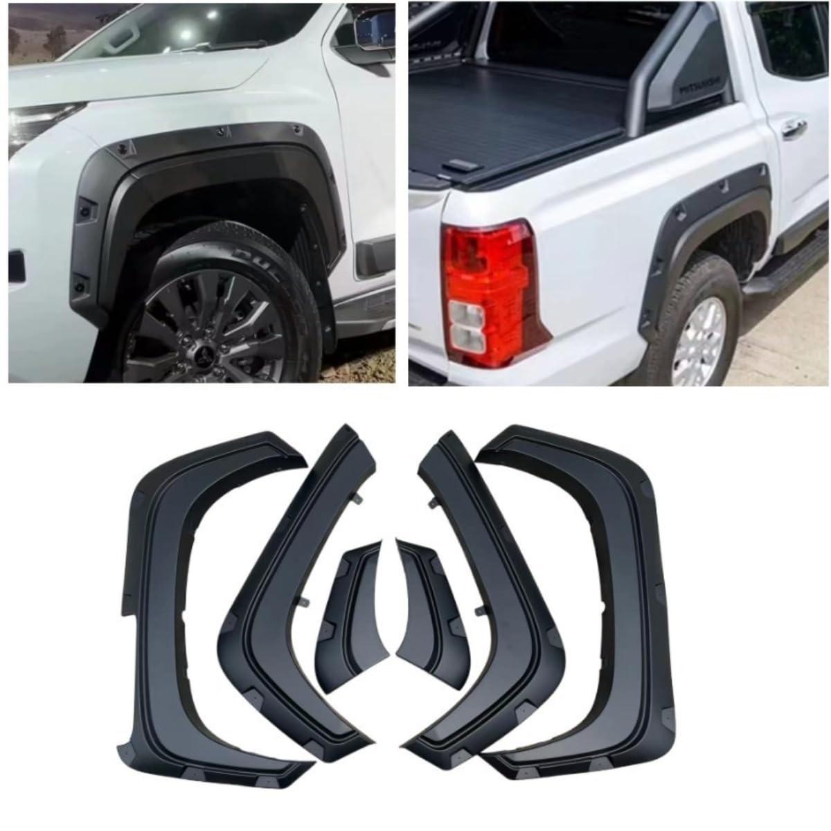 Kit Aerodinâmico para Mitsubishi Triton 2024+: Guarnições de Roda e Para-choque - Estilo e Performance