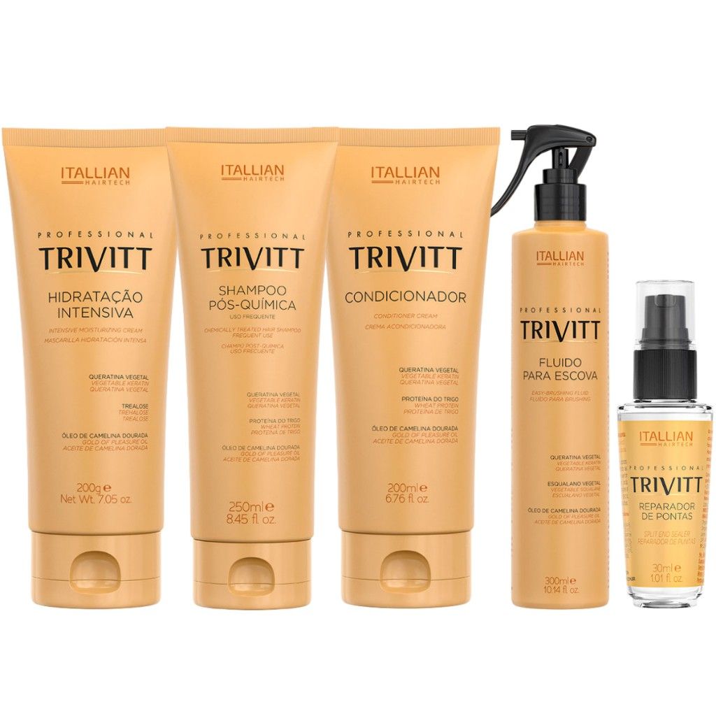 Trivitt Itallian Color: Kit Completo para Cabelos Radiantes