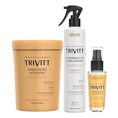 Trivitt Itallian Color: Kit Hidratação e Reconstrução