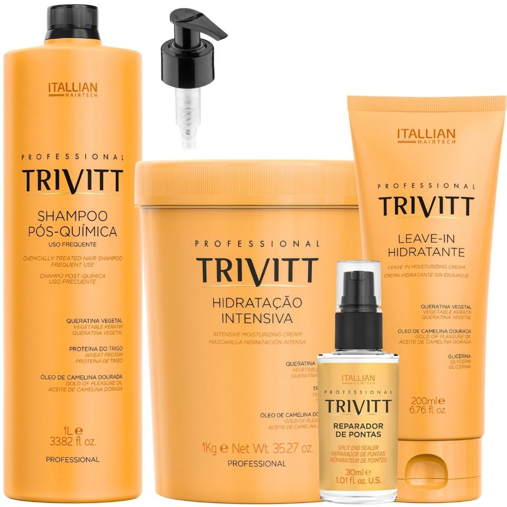 Trivitt: Kit Completo para Cabelos Danificados