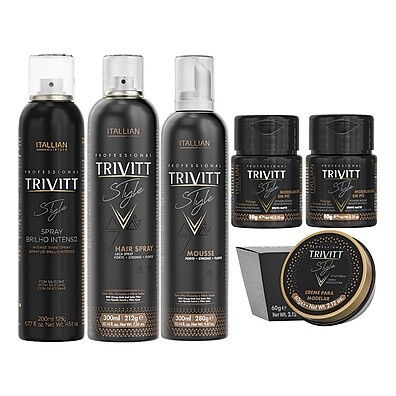 Trivitt Style: Fixação e Brilho para Seus Cabelos