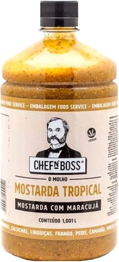 Mostarda Tropical com Maracujá 1L - Chef n' boss