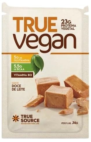 Proteína True Vegan Doce de Leite Sachê True Source 34g