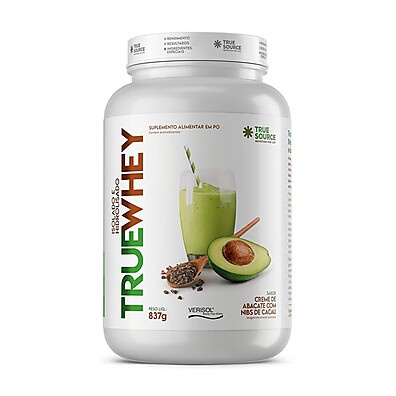 True Whey Abacate c/ Nibs: Proteína Pura & Sabor!